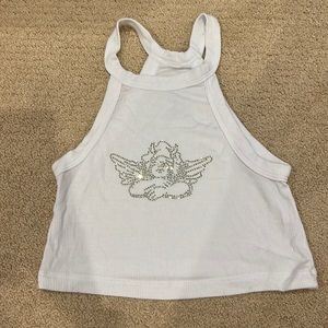 Boys Lie Cropped tank top